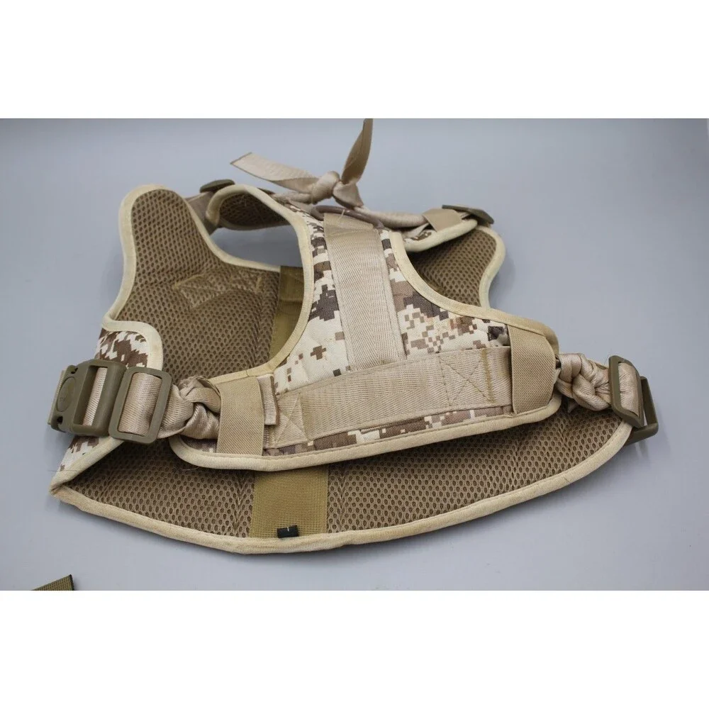 Military Tactical Dog Harness Digital Camo Desert Size Large (Look/READ Descrip)